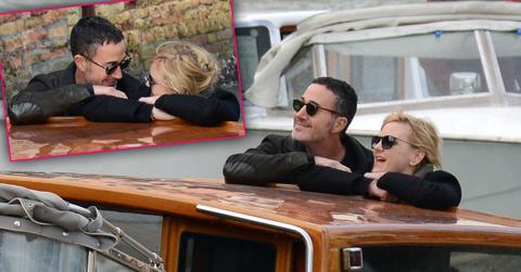 Anna Faris boyfriend Michael Barrett Italy PDA