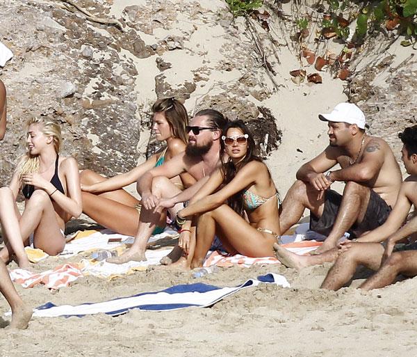 //Leonardo DiCaprio Beach St Barth