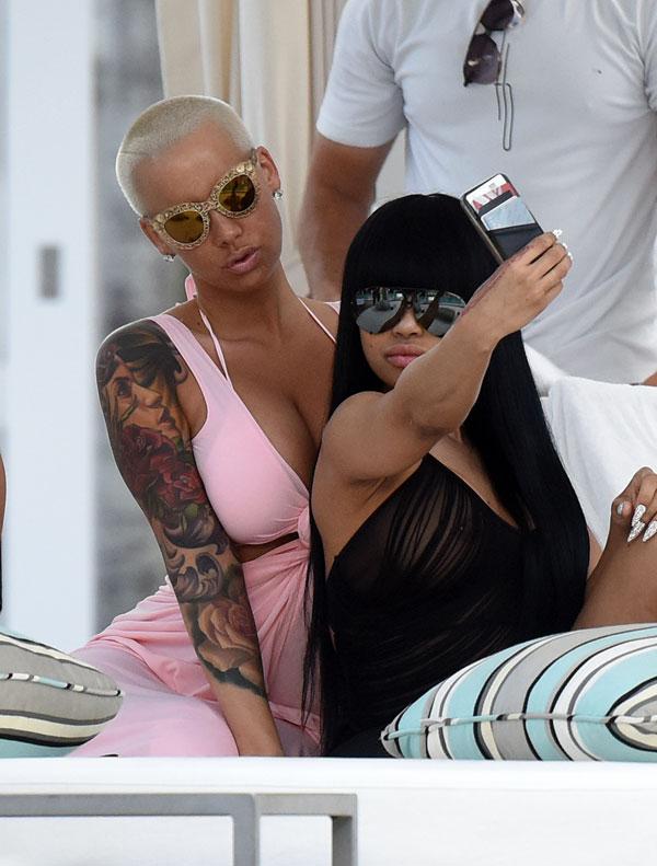 Amber Rose In Bikini On Vacation With Blac Chyna