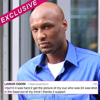 //lamar odom cousin death splash