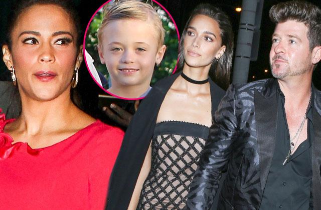 Robin Thicke Paula Patton Custody Fight Monitor Julian Scared