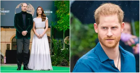 prince william and kate middleton had zero prescence at harrys royal family peace summit talk