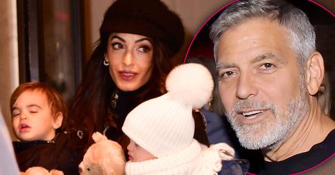 George Clooney Twins Amal Clooney Marriage Drama