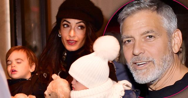 George Clooney Twins Amal Clooney Marriage Drama