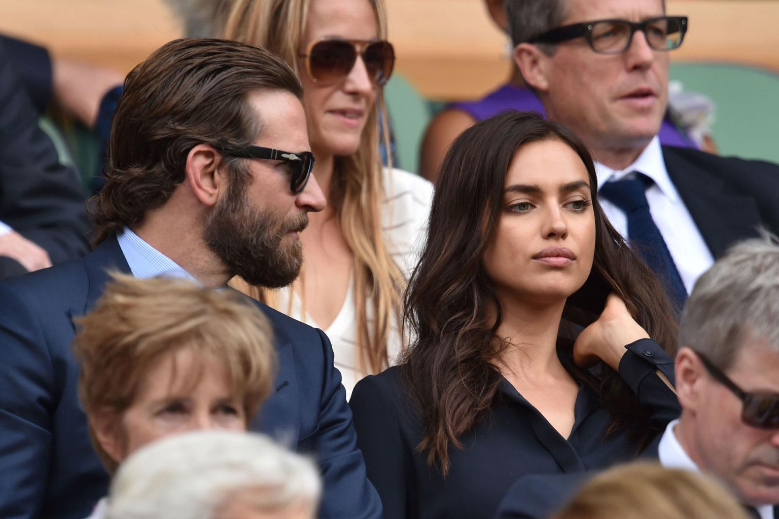 Bradley Cooper Irina Shayk Wimbledon Fight