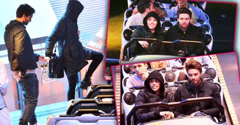 Miley Cyrus & Patrick Schwarzenegger Disneyland