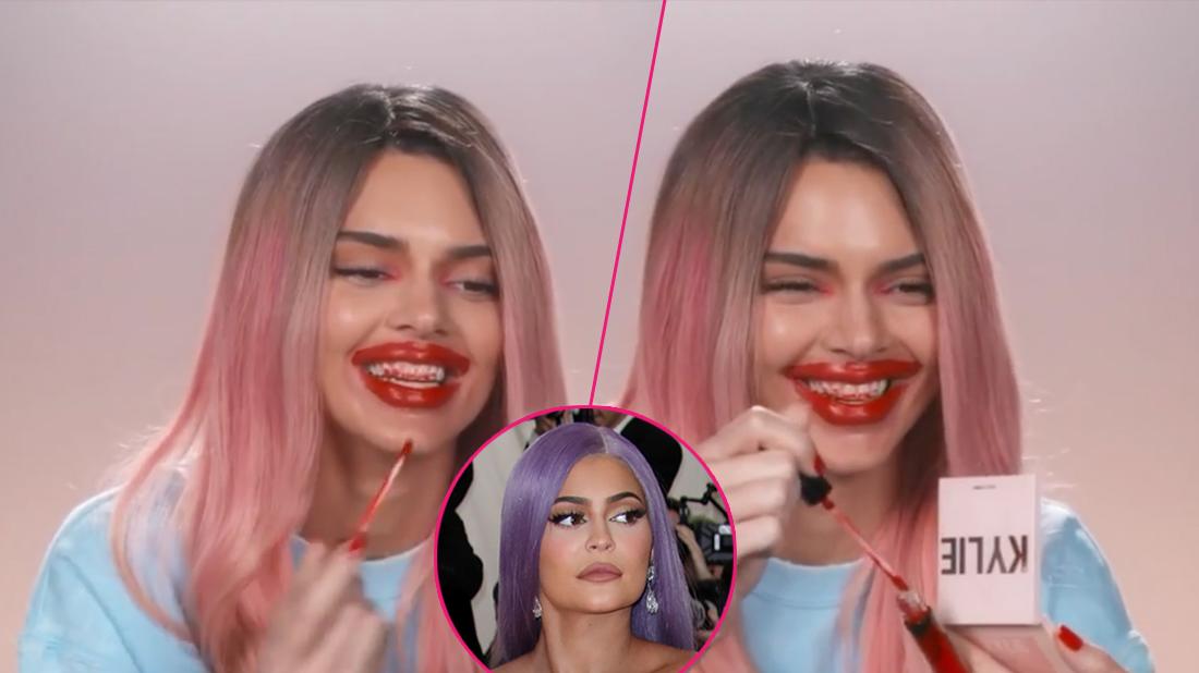 Kendall Jenner Mocks Kylies Lips In ‘kuwtk Finale Video 