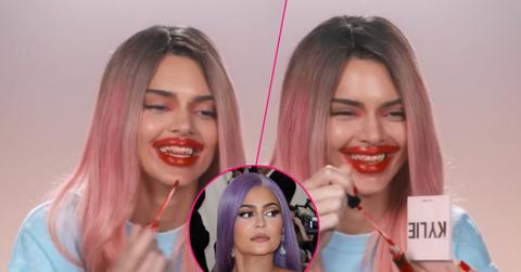 Kendall Jenner Mocks Kylie’s Lips In ‘KUWTK’ Finale Video