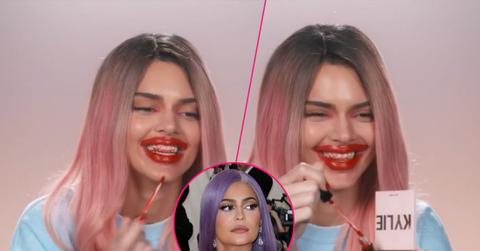 Kendall Jenner Mocks Kylie’s Lips In ‘KUWTK’ Finale Video