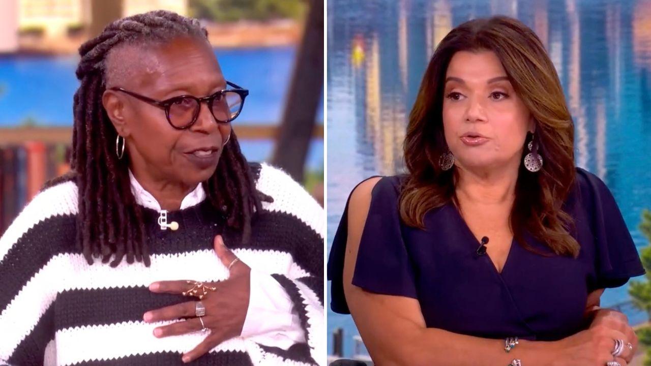 Photos of Whoopi Goldberg and Ana Navarro