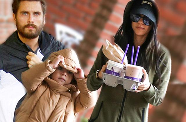 //kourtney kardashian scott disick play date