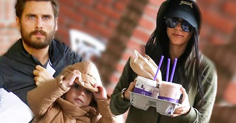 //kourtney kardashian scott disick play date