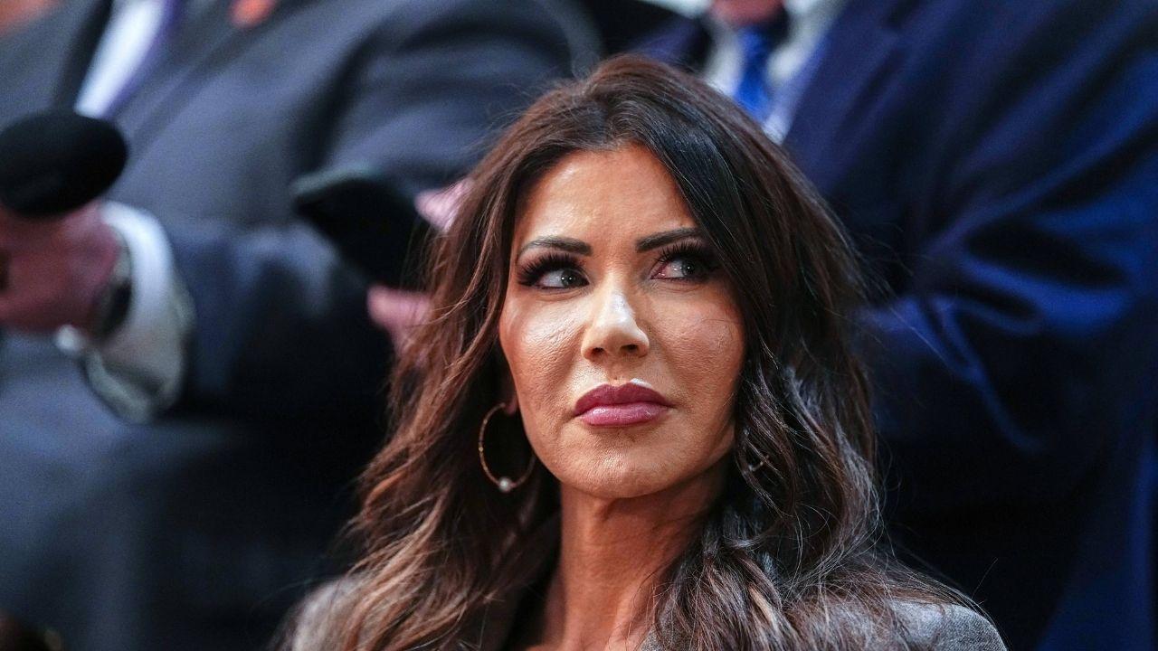 Image of Kristi Noem says the article claiming the DHS bought five luxury jets from an associated political donor for far more than they were worth is 'misleading.'