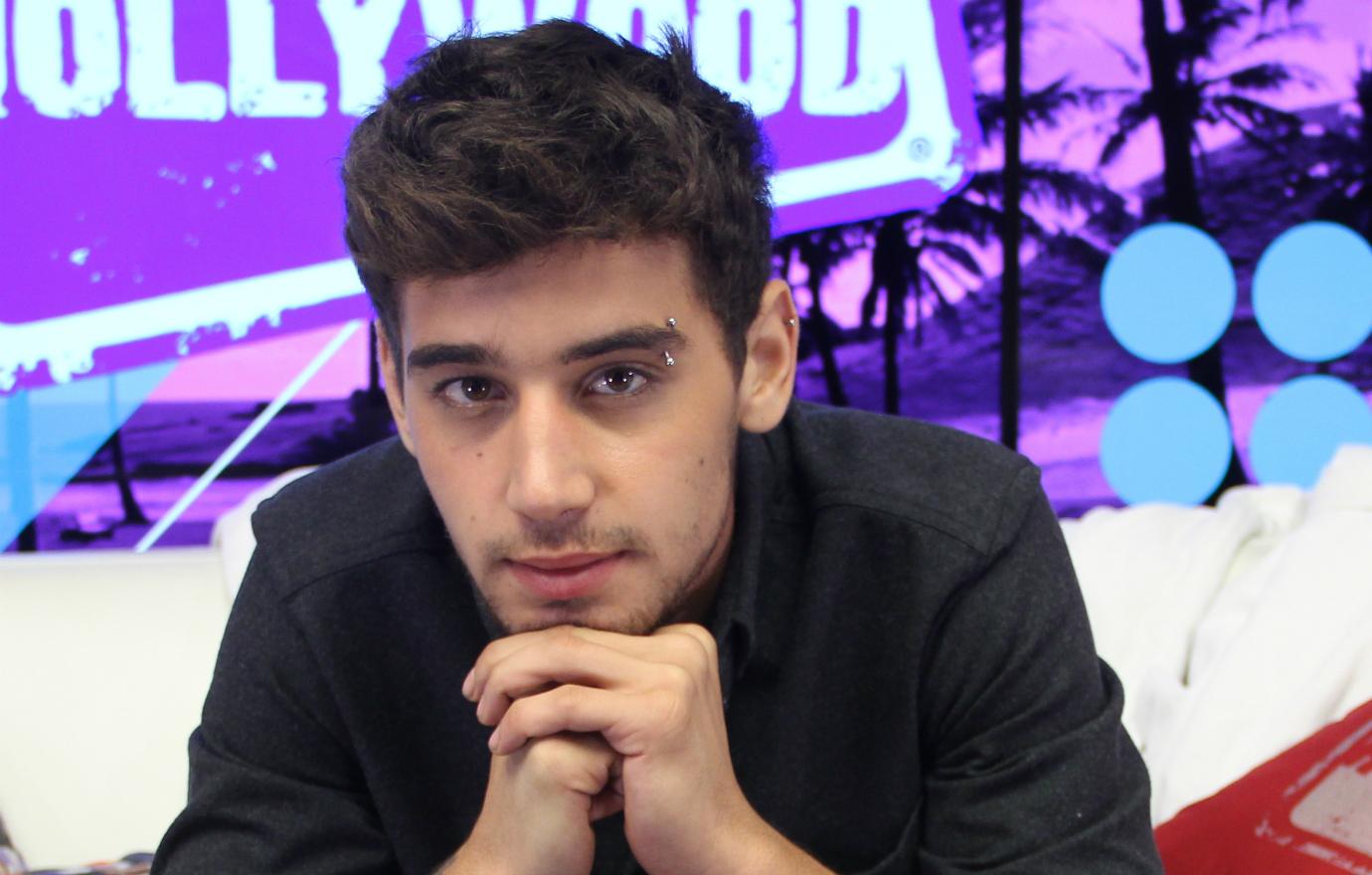 Jai Brooks from The Janoskians visited the Young Hollywood Studio on August 14, 2015 in Los Angeles, California.