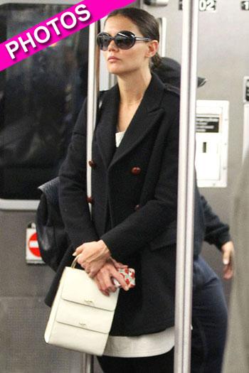 She’s Just A Normal Gal! Katie Holmes Rides The Subway To Work