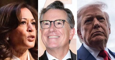 Kamala Harris penned a heartfelt tribute to 'The Late Show' and Stephen Colbert.