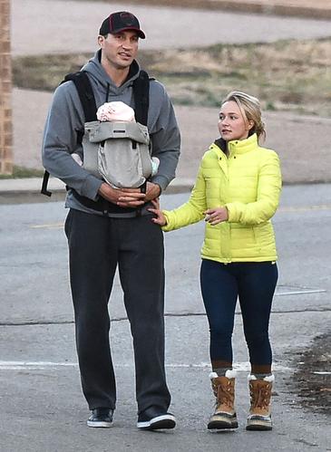 Hayden Panettiere & Wladimir Klitschko Take Baby Kaya On A Family Walk