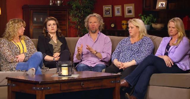 Robyn Brown, Meri Brown, Kody Brown, Christine Brown and Janelle Brown Looking Serious