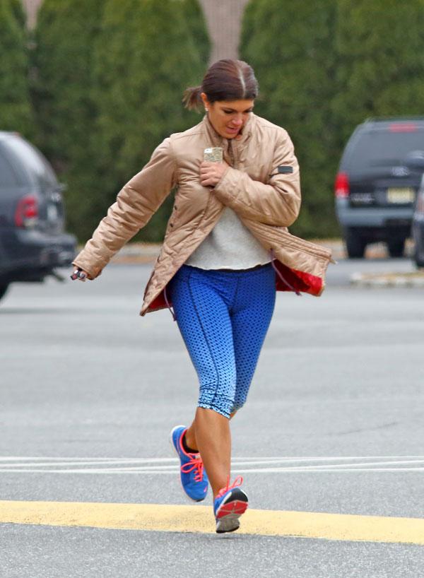 //teresa giudice leaves gym