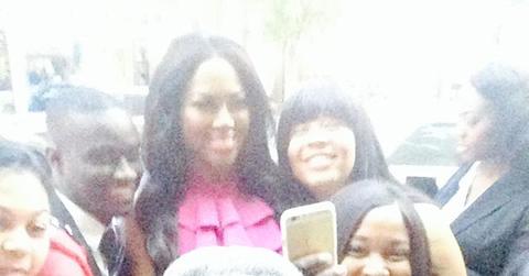 //kenya moore snubs fans