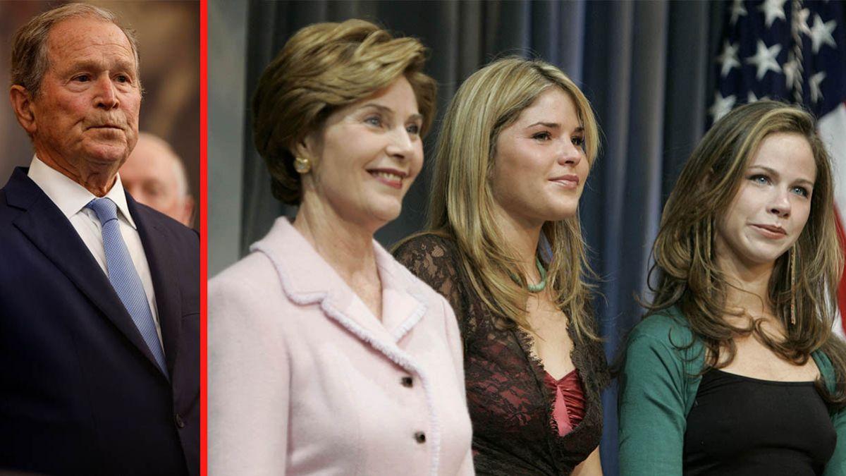 George W. and Laura Bush share twin daughters, Jenna and Barbara.