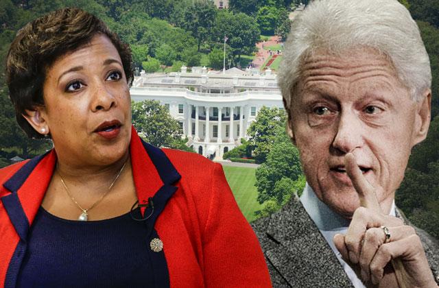 Loretta Lynch Bill Clinton Secret Meeting White House Condemns