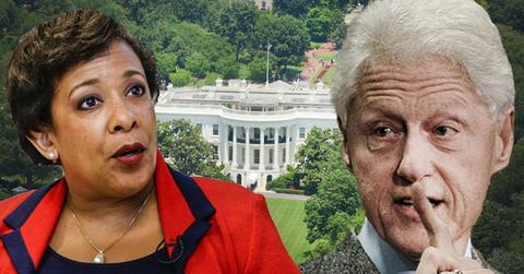 Loretta Lynch Bill Clinton Secret Meeting White House Condemns