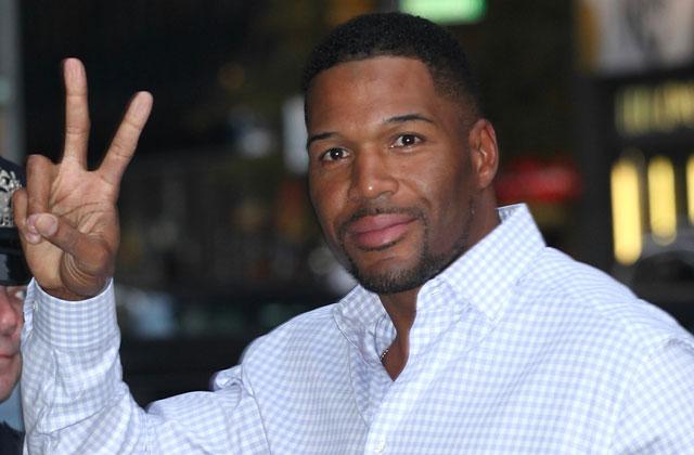 Michael strahan runs from millions