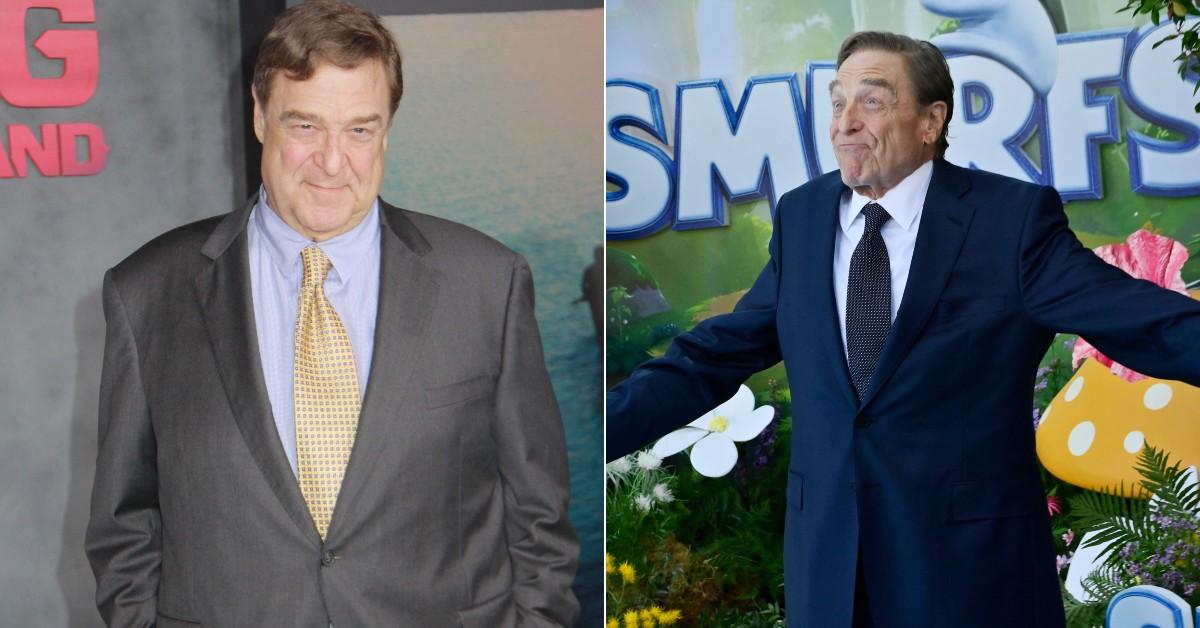 Split photo of John Goodman