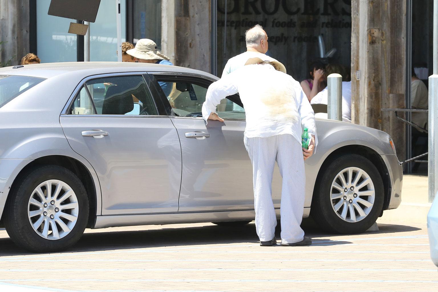 //nick nolte unrecognizable dirty shirt stain