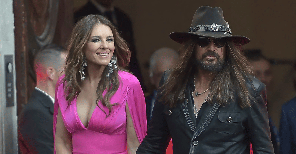 billy ray cyrus romance with liz hurley hits snag over third wheel son