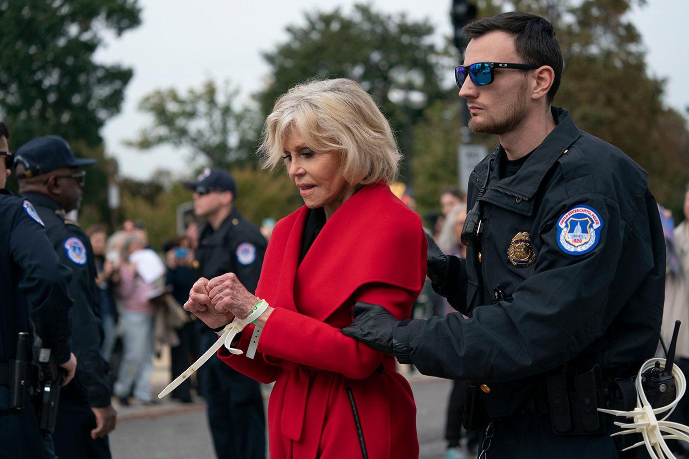 Jane Fonda Arrested While Protesting Climate Change