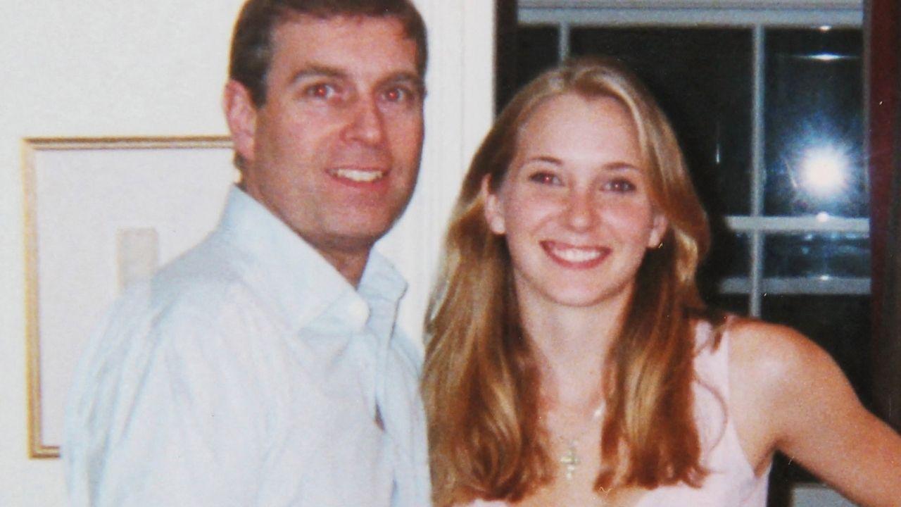 Photo of Andrew Windsor and Virginia Guiffre