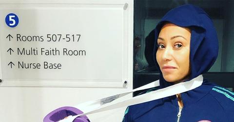 mel b drug abuse fall downstairs friends fear horrific accident