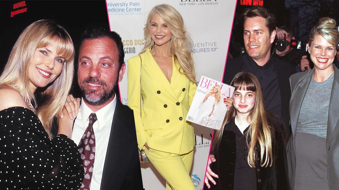 Left, Christie Brinkley and Billy Joel at the Sony Party Lincoln Center New York City. Center, Christie Brinkley Bella Issue Cover Launch Party. Right, CHRISTIE BRINKLEY, HUSBAND PETER COOK AND DAUGHTER ALEXA