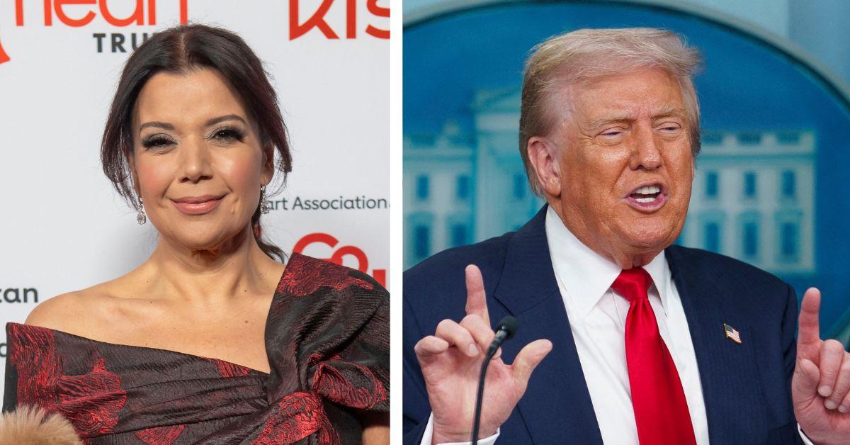 Photo of Ana Navarro and Donald Trump
