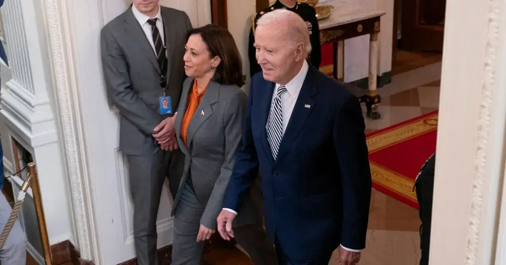 joe biden democrats election briefing reporters kamala harris trump