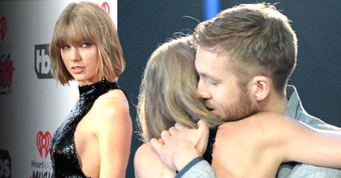 //taylor swift calvin harris breakup rumors akward iheart radio awards pp