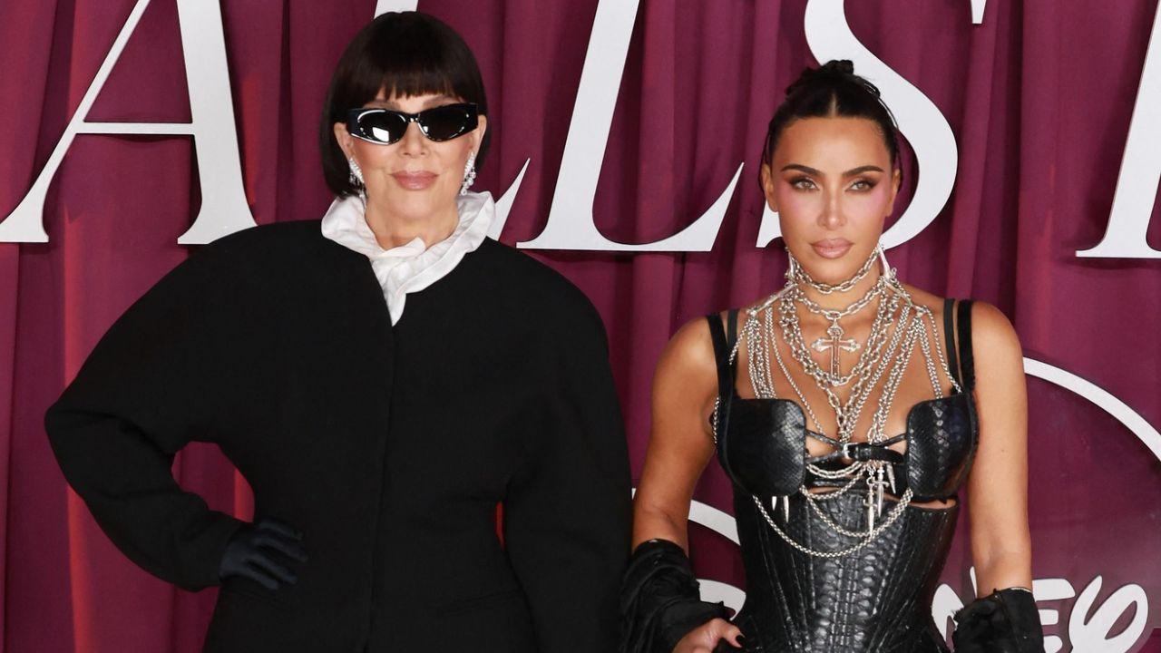 Image Of Kris and Kim Kardashian