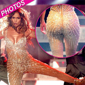 Shapewear Style Slip Up! Jennifer Lopez Reveals Her Spanx Under Sheer  Catsuit