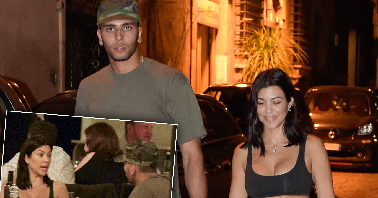 Kourtney Kardashian Goes On Rome Vacation With Younes Bendjima