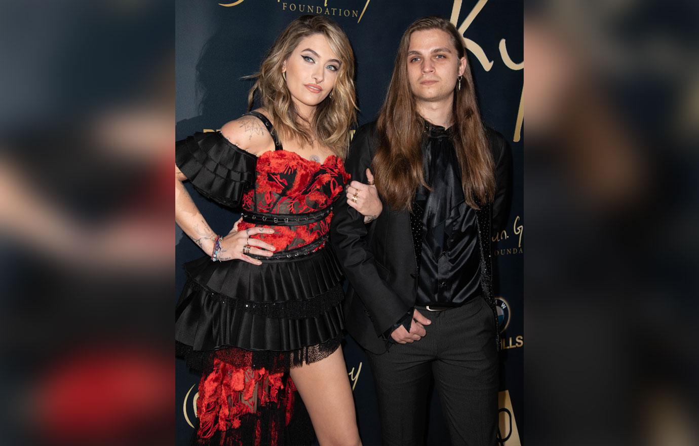 Paris Jackson Wears Sexy Red Dress To Event With Boyfriend