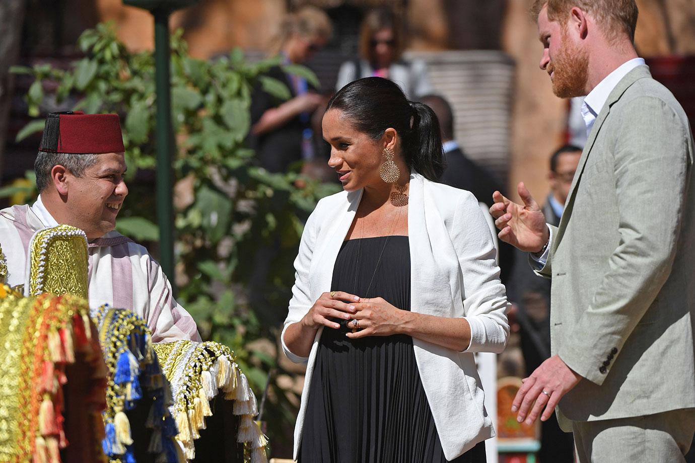 Prince Harry & Meghan Markle Visit Andalusian Gardens In Morocco, Africa