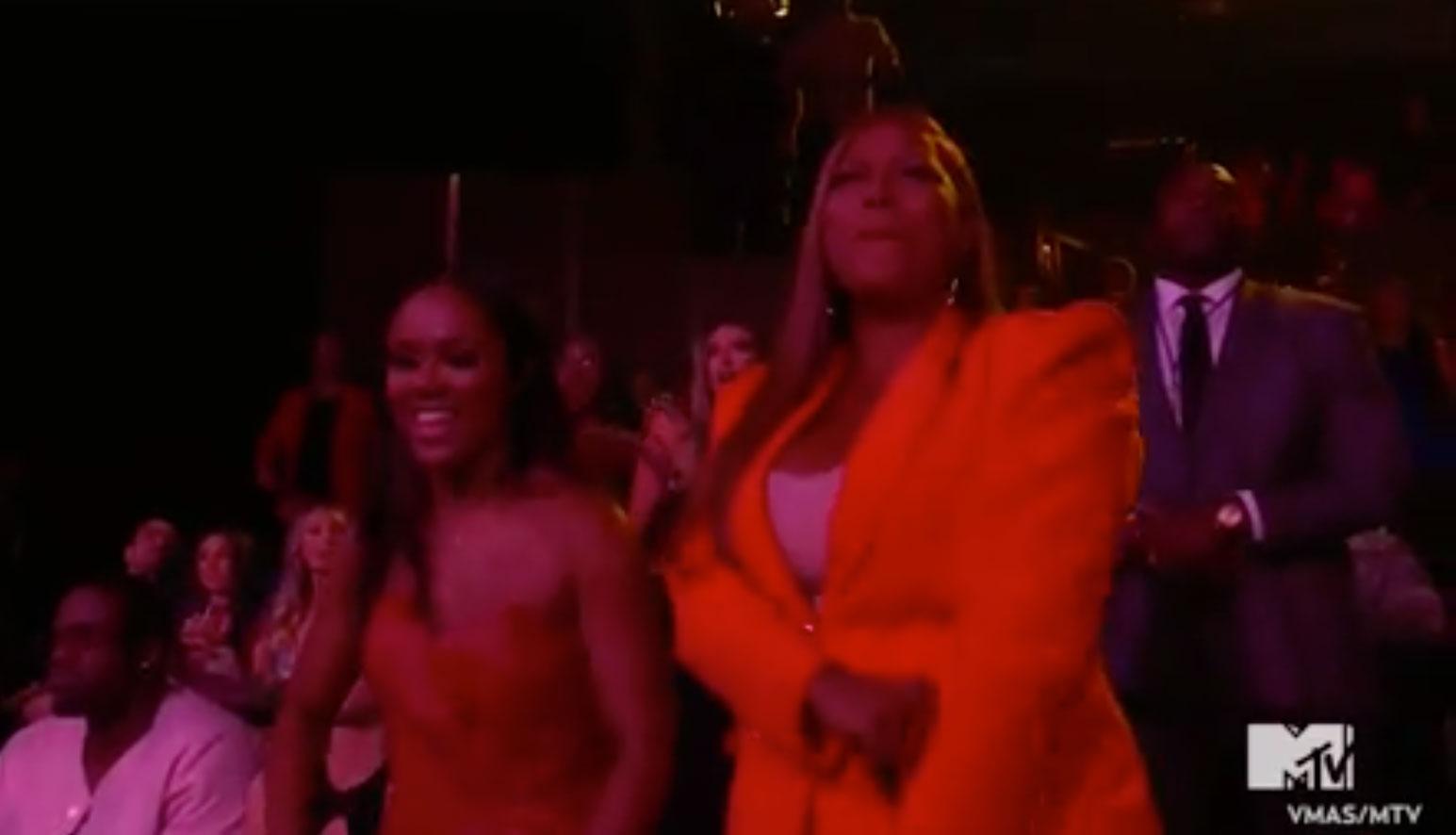 Queen Latifah & Fiancée Eboni Nichols Together At MTV VMAs After Secret Baby