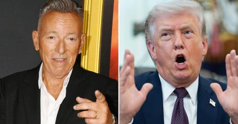 picture of Donald Trump and Bruce Springsteen
