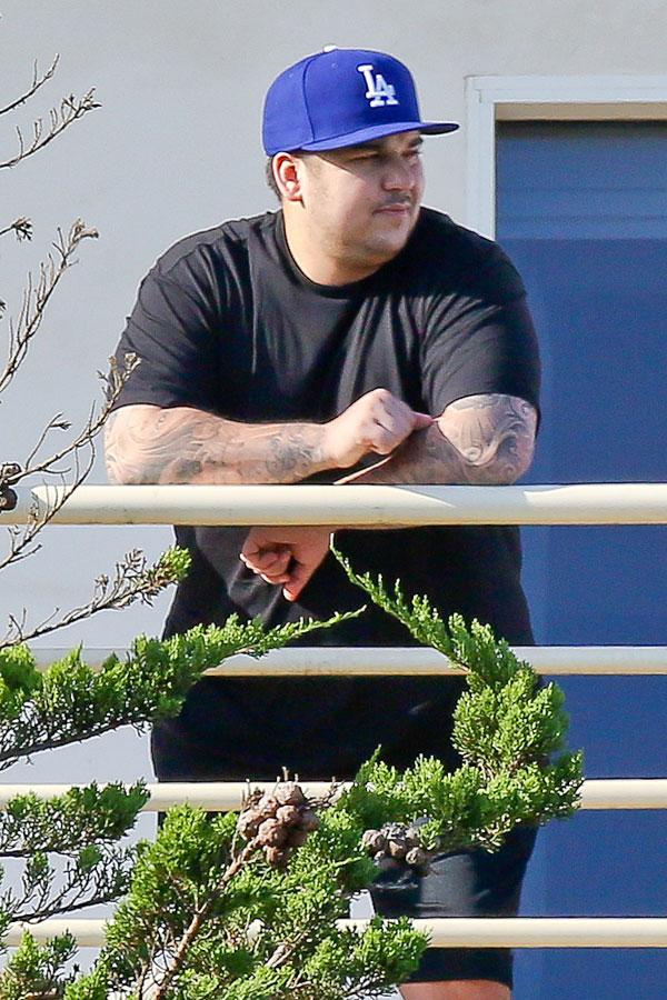 Rob Kardashian Weight Gain Burger