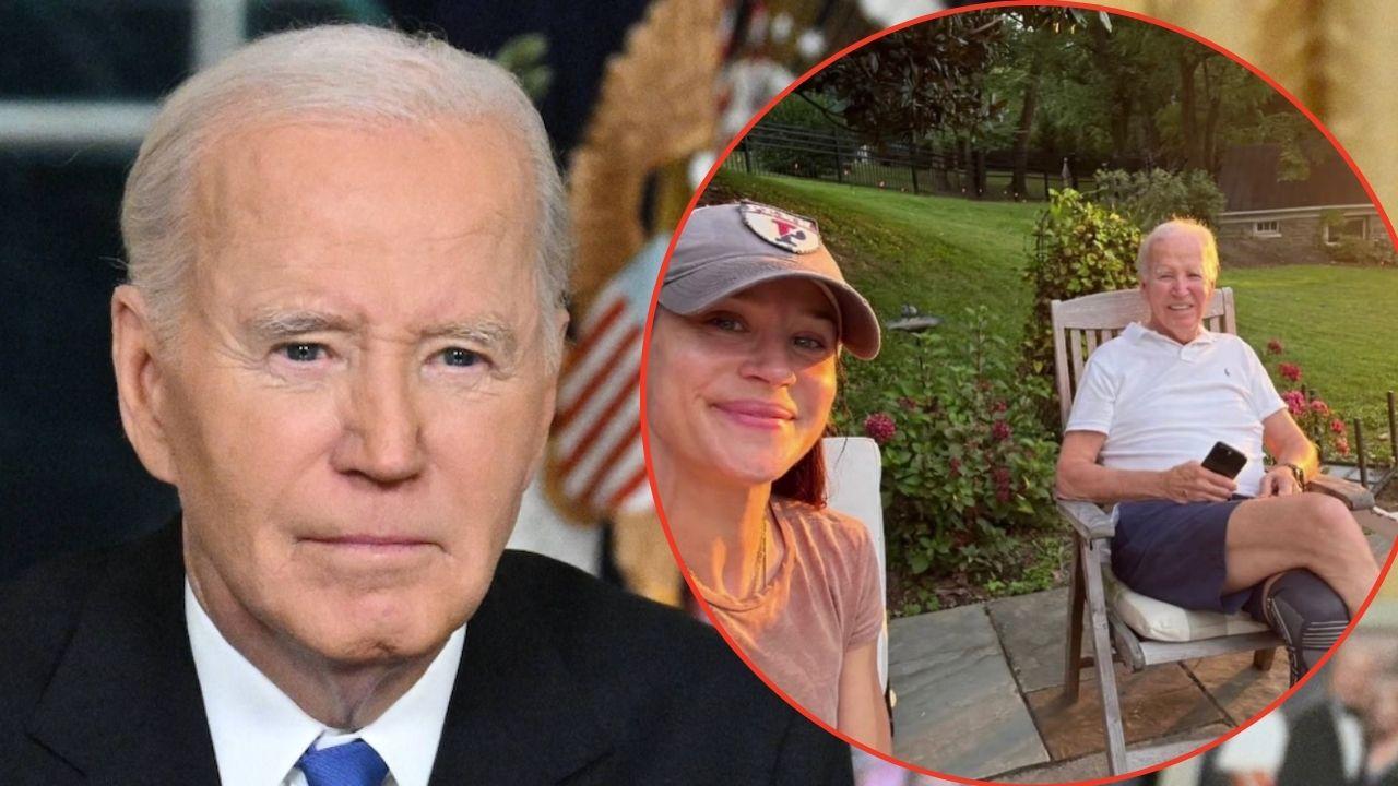 Photo of Ashley and Joe Biden