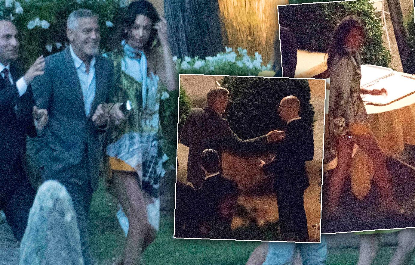 George Clooney Dinner With Amal After Accident