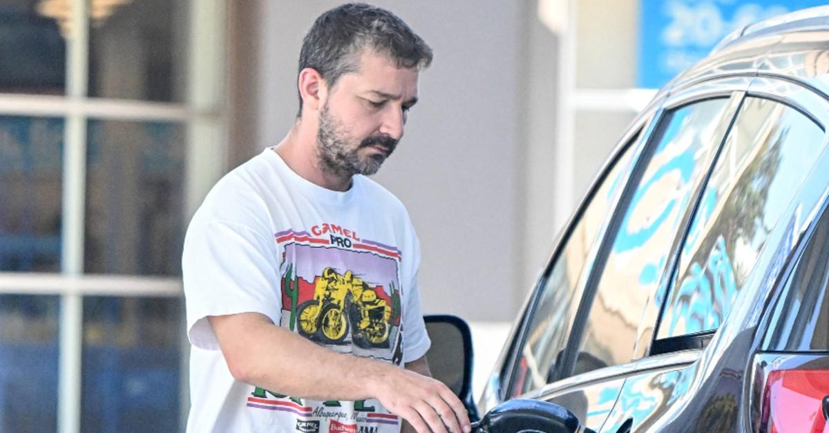 its over shia lebeouf sparks marriage break up rumors our pictures show hothead actor who hasnt been seen with wife for  days without wedding ring