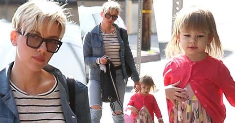 Scarlett Johansson Divorce Daughter Rose